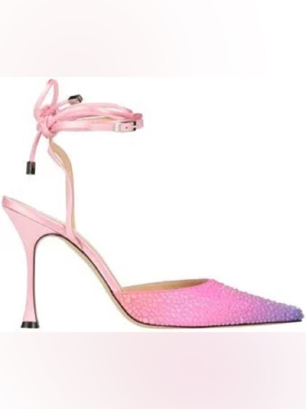 MACH & MACH Pink to Purple Ombre Heels - Picture 6 of 8